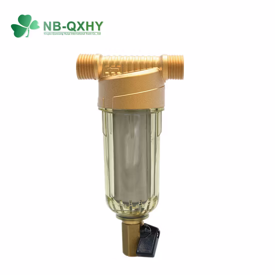 Prefiltro dell'acqua per sistema di filtraggio dell'acqua da 1/2 pollice a 1 pollice per uso domestico