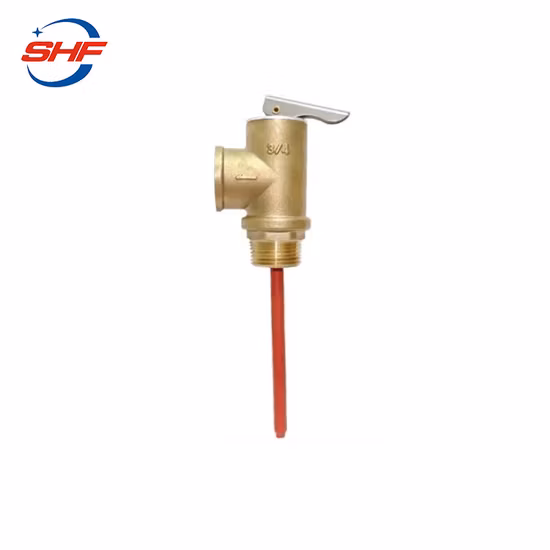 Valvola di sicurezza per caldaia Valvola di sicurezza in bronzo per scarico di sicurezza della pressione dell'acqua