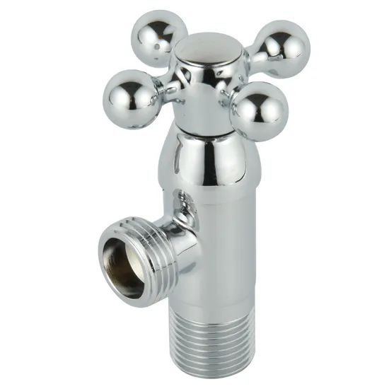 Valvola ad angolo in ottone per radiatore miscelatore termostatico con regolatore di temperatura