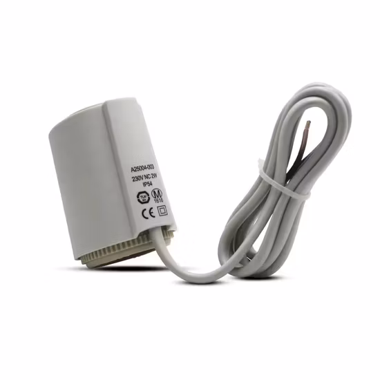 Motore di Azionamento Termoelettrico 220 24V Attuatore Termico Elettrico Normalmente Chiuso Aperto per Radiatore Collettore di Riscaldamento a Pavimento