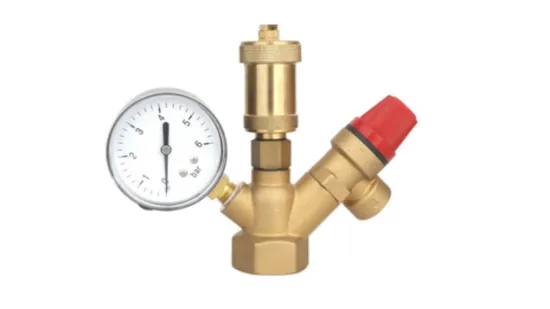 Blocco automatico dell'unità di sicurezza della caldaia compatta con collettore in ottone