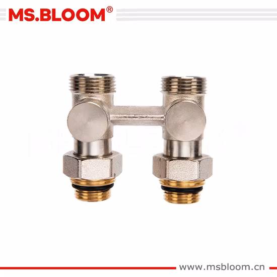 Valvola per radiatore in ottone nichelato